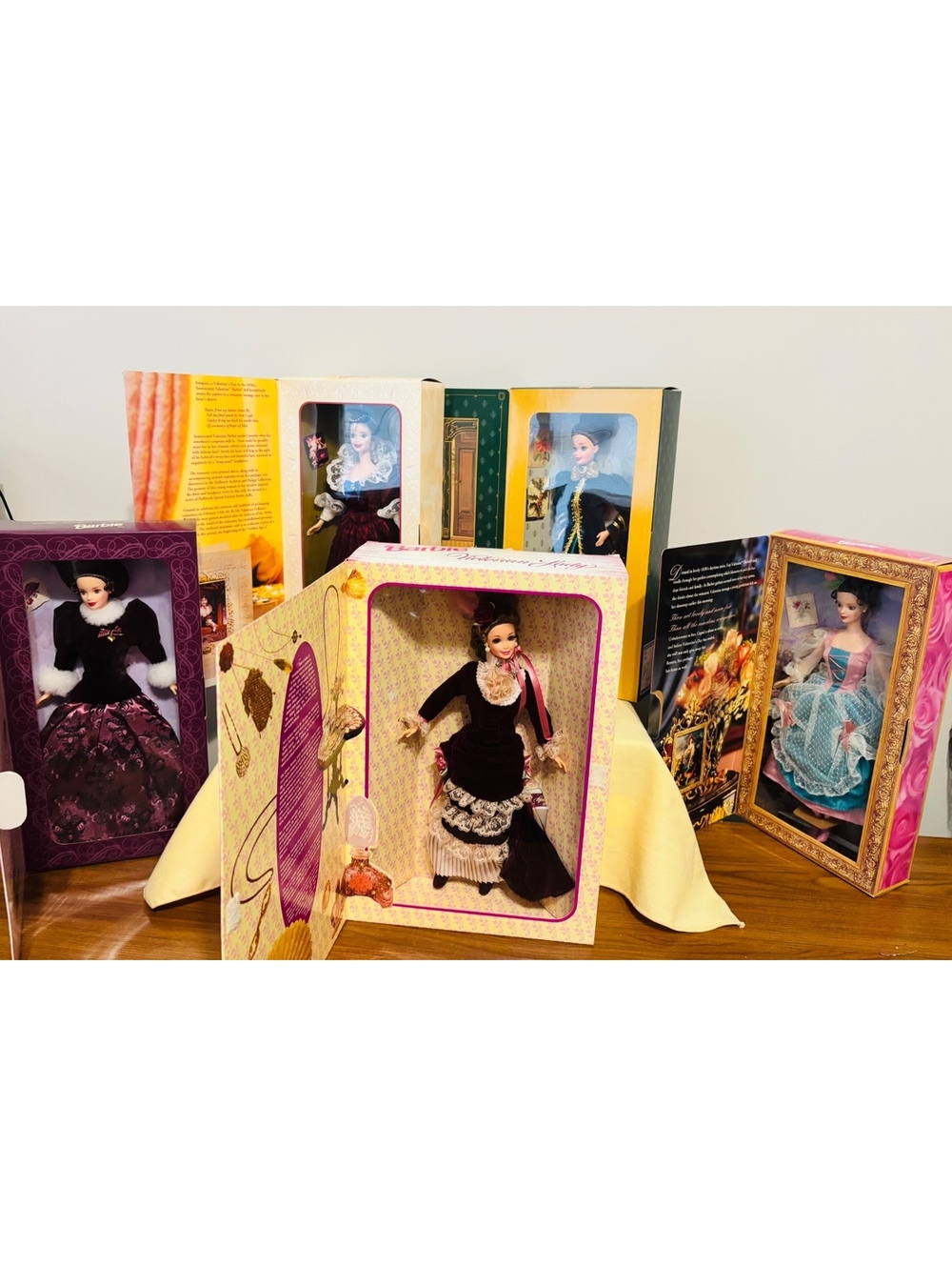 90’s Vintage Barbie Doll Lot of 5 Victorian Historical Fashion Collectible Dolls